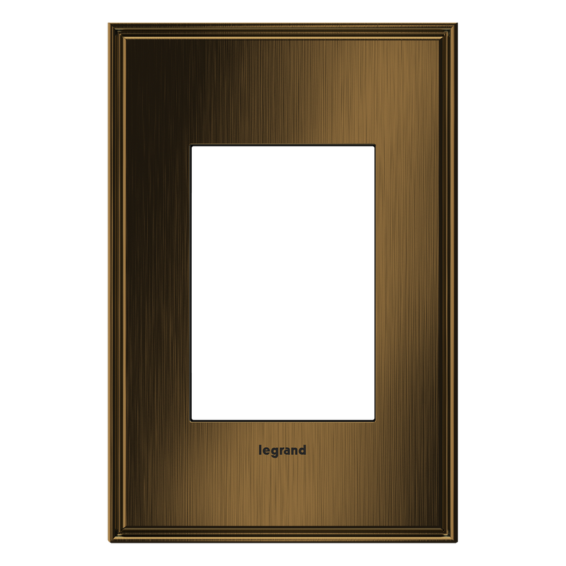 LEGRAND AWC1G3COF4 ADORNE  Coffee One-Gang-Plus Screwless Wall Plate