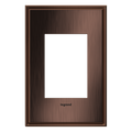 LEGRAND AWC1G3MAC4 ADORNE  Matte Antique Copper One-Gang-Plus Screwless Wall Plate
