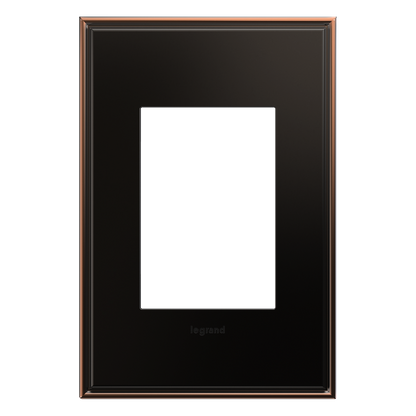 LEGRAND AWC1G3OB4 ADORNE  Oil-Rubbed Bronze One-Gang-Plus Screwless Wall Plate