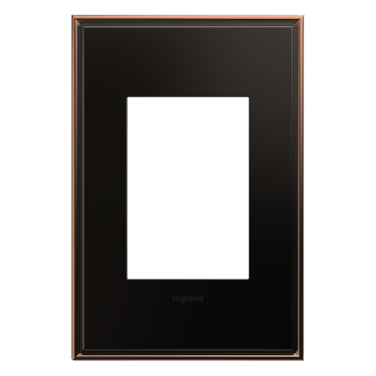 LEGRAND AWC1G3OB4 ADORNE  Oil-Rubbed Bronze One-Gang-Plus Screwless Wall Plate