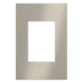 LEGRAND AWC1G3SN4 ADORNE  Satin Nickel One-Gang-Plus Screwless Wall Plate