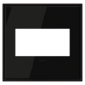 LEGRAND AWC2GBLN4 ADORNE  Black Nickel Two-Gang Screwless Wall Plate