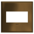 LEGRAND AWC2GCOF4 ADORNE  Coffee Two-Gang Screwless Wall Plate