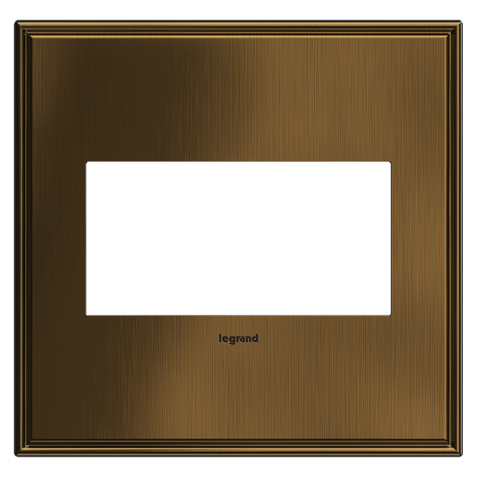 LEGRAND AWC2GCOF4 ADORNE  Coffee Two-Gang Screwless Wall Plate