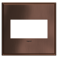 LEGRAND AWC2GMAC4 ADORNE  Matte Antique Copper Two-Gang Screwless Wall Plate