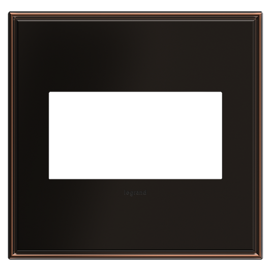 LEGRAND AWC2GOB4 ADORNE  Oil-Rubbed Bronze Two-Gang Screwless Wall Plate