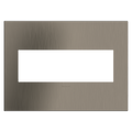 LEGRAND AWC3GSN4 ADORNE  Satin Nickel Three-Gang Screwless Wall Plate