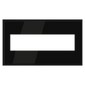 LEGRAND AWC4GBLN4 ADORNE  Black Nickel Four-Gang Screwless Wall Plate
