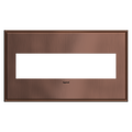 LEGRAND AWC4GMAC4 ADORNE  Matte Antique Copper Four-Gang Screwless Wall Plate