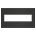 LEGRAND AWC4GSBL4 ADORNE  Satin Black Four-Gang Screwless Wall Plate