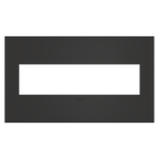 LEGRAND AWC4GSBL4 ADORNE  Satin Black Four-Gang Screwless Wall Plate