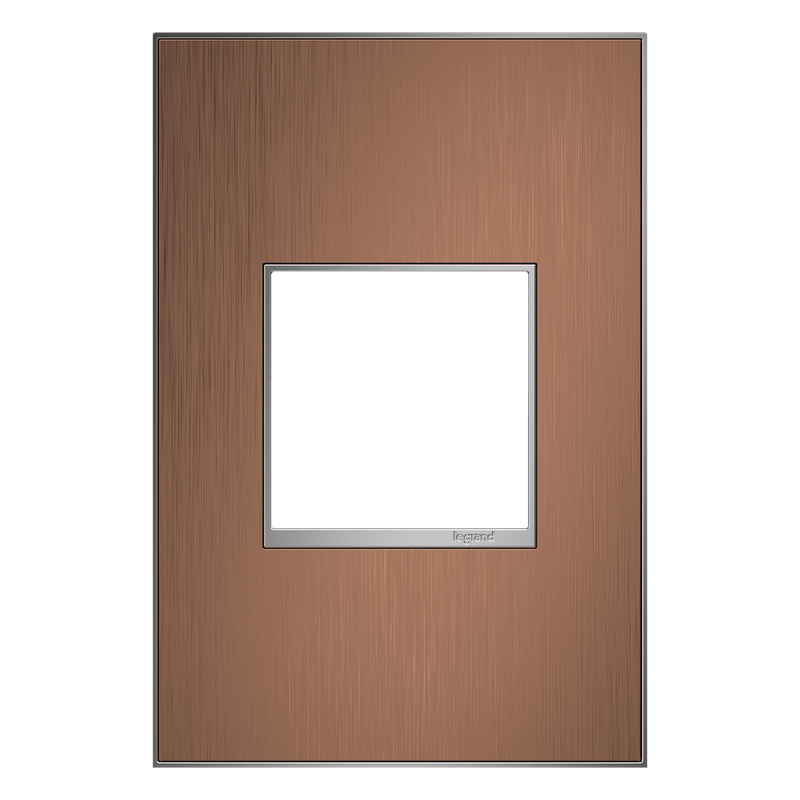 LEGRAND AWM1G2CU4 ADORNE  Copper One-Gang Screwless Wall Plate