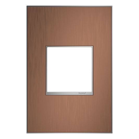 LEGRAND AWM1G2CU4 ADORNE  Copper One-Gang Screwless Wall Plate