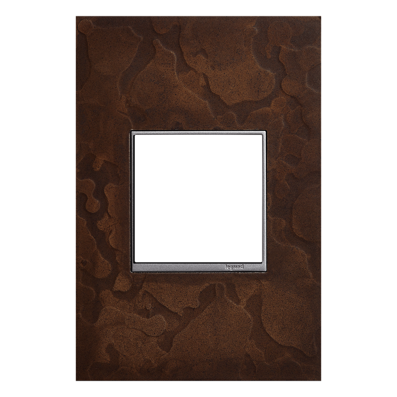 LEGRAND AWM1G2HFBR4 ADORNE  One-Gang Screwless Wall Plate in Hubbardton Forge Bronze