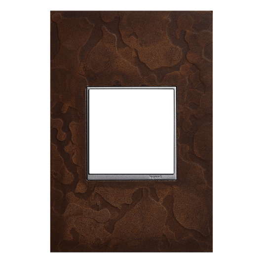 LEGRAND AWM1G2HFBR4 ADORNE  One-Gang Screwless Wall Plate in Hubbardton Forge Bronze