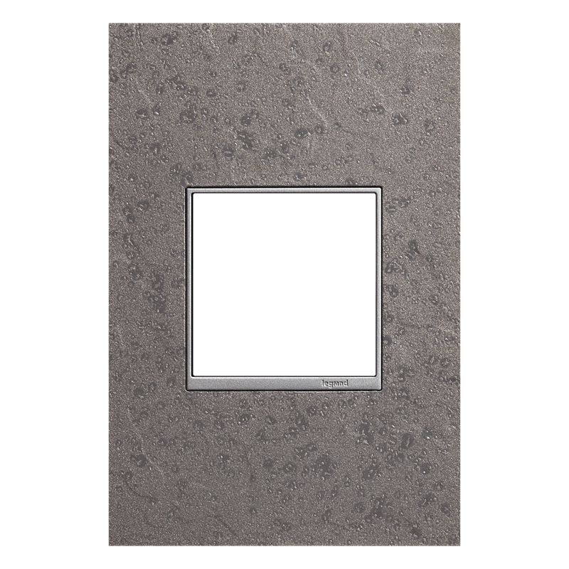 LEGRAND AWM1G2HFFE4 ADORNE  One-Gang Screwless Wall Plate in Hubbardton Forge Natural Iron
