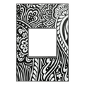 LEGRAND AWM1G2M4 ADORNE  Custom One-Gang Screwless Wall Plate, Magnesium Trim