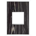 LEGRAND AWM1G2MA4 ADORNE  Macassar One-Gang Screwless Wall Plate