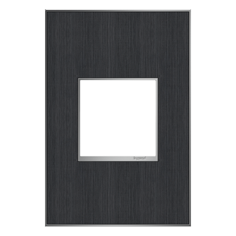 LEGRAND AWM1G2RG4 ADORNE  Rustic Grey One-Gang Screwless Wall Plate