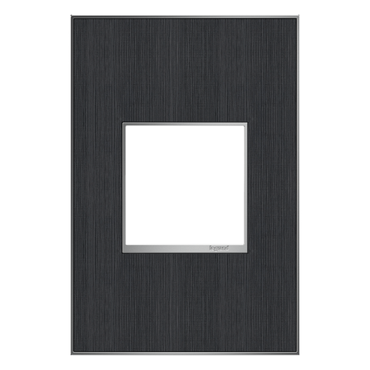 LEGRAND AWM1G2RG4 ADORNE  Rustic Grey One-Gang Screwless Wall Plate