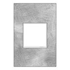 LEGRAND AWM1G2SP4 ADORNE  Spiraled Stainless One-Gang Screwless Wall Plate