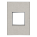 LEGRAND AWM1G2TL4 ADORNE  True Linen One-Gang Screwless Wall Plate