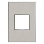 LEGRAND AWM1G2TL4 ADORNE  True Linen One-Gang Screwless Wall Plate
