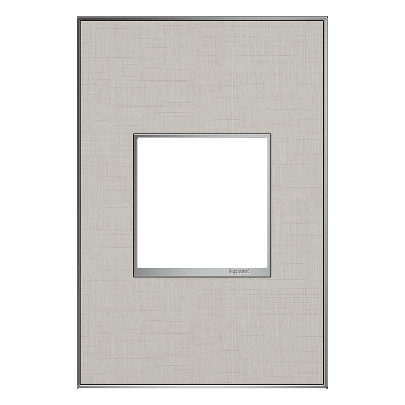 LEGRAND AWM1G2TL4 ADORNE  True Linen One-Gang Screwless Wall Plate