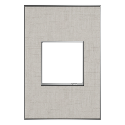 LEGRAND AWM1G2TL4 ADORNE  True Linen One-Gang Screwless Wall Plate