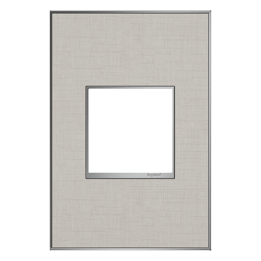 LEGRAND AWM1G2TL4 ADORNE  True Linen One-Gang Screwless Wall Plate