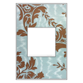 LEGRAND AWM1G2W4 ADORNE  Custom One-Gang Screwless Wall Plate, White Trim