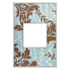 LEGRAND AWM1G2W4 ADORNE  Custom One-Gang Screwless Wall Plate, White Trim