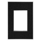 LEGRAND AWM1G3BLS4 ADORNE  Black Stainless One-Gang-Plus Screwless Wall Plate