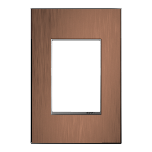 LEGRAND AWM1G3CU4 ADORNE  Copper One-Gang-Plus Screwless Wall Plate