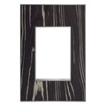 LEGRAND AWM1G3MA4 ADORNE  Macassar One-Gang-Plus Screwless Wall Plate