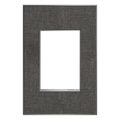 LEGRAND AWM1G3SL4 ADORNE  Slate Linen One-Gang-Plus Screwless Wall Plate