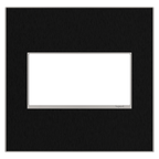 LEGRAND AWM2GBLS4 ADORNE  Black Stainless Two-Gang Screwless Wall Plate