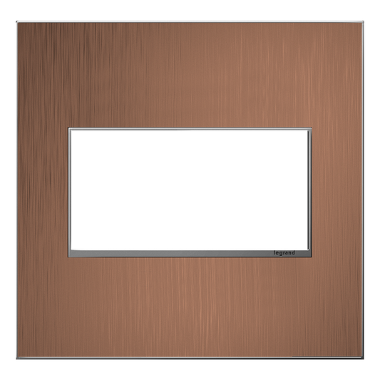 LEGRAND AWM2GCU4 ADORNE  Copper Two-Gang Screwless Wall Plate