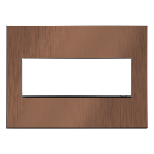 LEGRAND AWM3GCU4 ADORNE  Copper Three-Gang Screwless Wall Plate