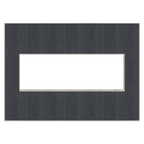 LEGRAND AWM3GRG4 ADORNE  Rustic Grey Three-Gang Screwless Wall Plate
