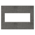 LEGRAND AWM3GSL4 ADORNE  Slate Linen Three-Gang Screwless Wall Plate