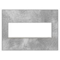 LEGRAND AWM3GSP4 ADORNE  Spiraled Stainless Three-Gang Screwless Wall Plate