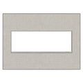 LEGRAND AWM3GTL4 ADORNE  True Linen Three-Gang Screwless Wall Plate