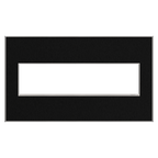 LEGRAND AWM4GBLS4 ADORNE  Black Stainless Four-Gang Screwless Wall Plate