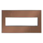 LEGRAND AWM4GCU4 ADORNE  Copper Four-Gang Screwless Wall Plate