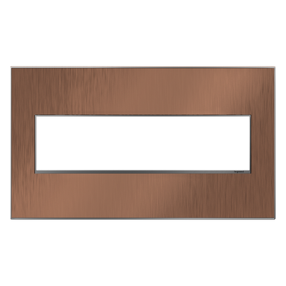 LEGRAND AWM4GCU4 ADORNE  Copper Four-Gang Screwless Wall Plate