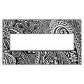 LEGRAND AWM4GM4 ADORNE  Custom Four-Gang Screwless Wall Plate, Magnesium Trim
