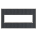 LEGRAND AWM4GRG4 ADORNE  Rustic Grey Four-Gang Screwless Wall Plate