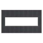 LEGRAND AWM4GRG4 ADORNE  Rustic Grey Four-Gang Screwless Wall Plate