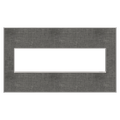 LEGRAND AWM4GSL4 ADORNE  Slate Linen Four-Gang Screwless Wall Plate